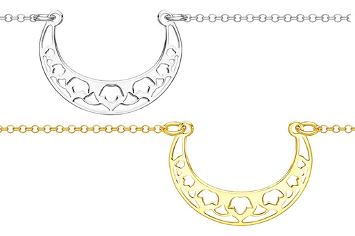 Silver 925 necklace 38+5cm sterling silver