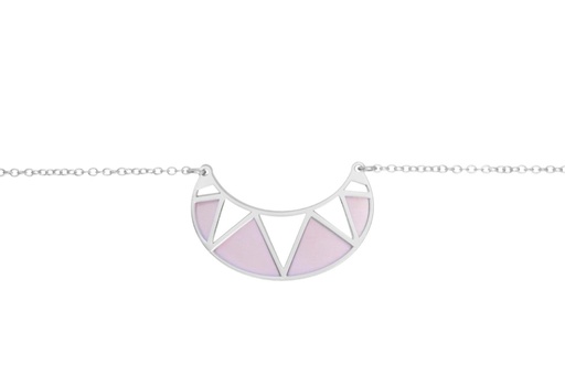 [12956C38MADR] Silver 925 necklace 38+5cm rose gold plated