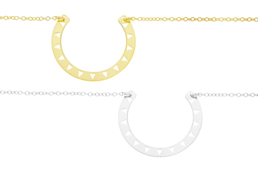 Collar plata 925 plano calado