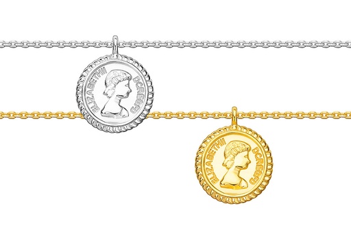 Silver 925 necklace 40+5cm sterling silver