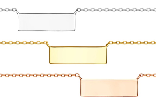 Silver 925 necklace 38+5cm sterling silver