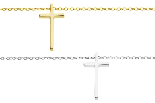 Collar plata 925 cruz 