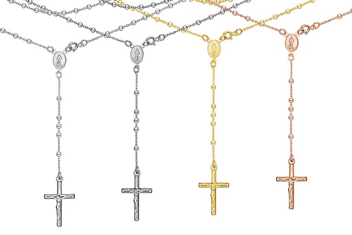 Silver 925 rosary 60cm sterling silver