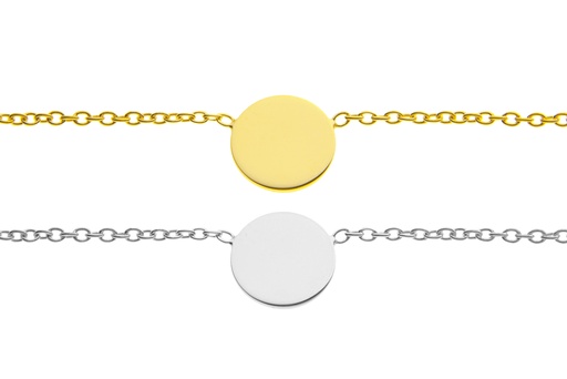 Collar choker plata 925 placa 