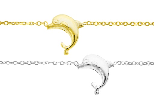 Collar plata 925 delfin 