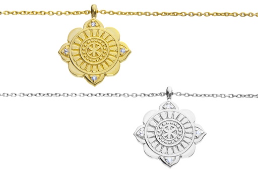 Silver 925 necklace 38+5cm rhodium