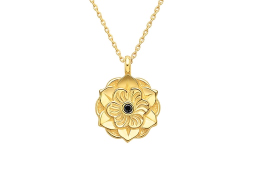[13798C382ZNE] Silver 925 necklace 38+5cm gold plated