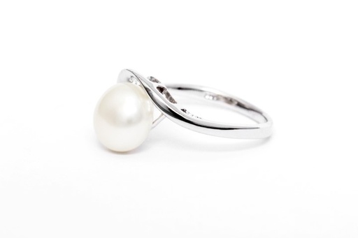 Anillo plata 925 perla cultivada 8.5mm 