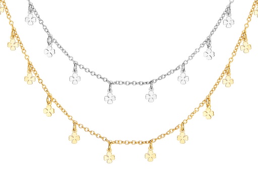 Collar plata 925 trebol