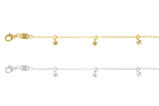 Silver 925 necklace 38+5cm sterling silver