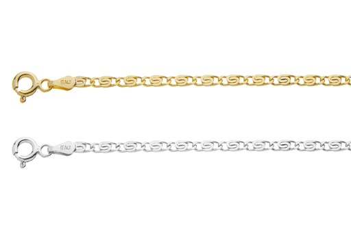 Collar plata 925 lumachina 