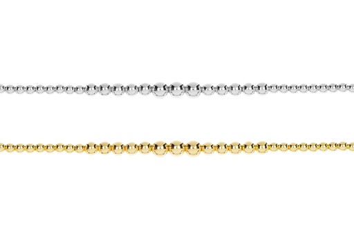 Silver 925 necklace 38+5cm rhodium