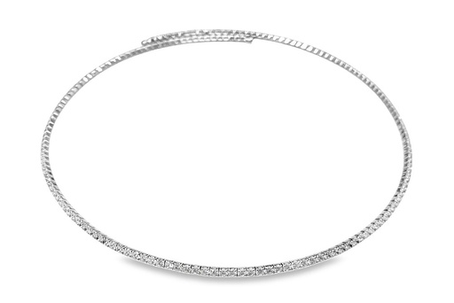 925 silver tennis necklace cubic zirconia