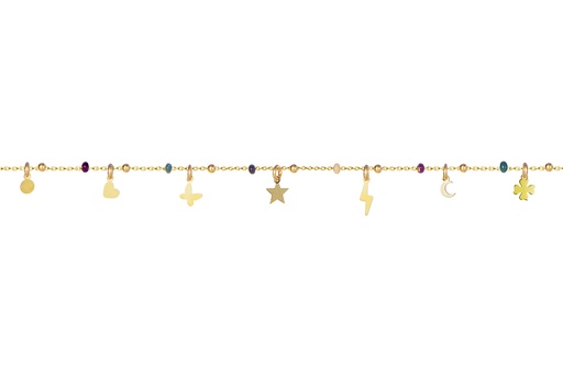 [15151N0038E5MXDO] Collar plata 925 estrella corazon mariposa bolitas esmalte