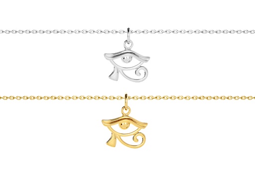 Collar plata 925 ojo egipcio