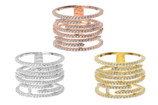 Anillo plata 925 con zirconita 