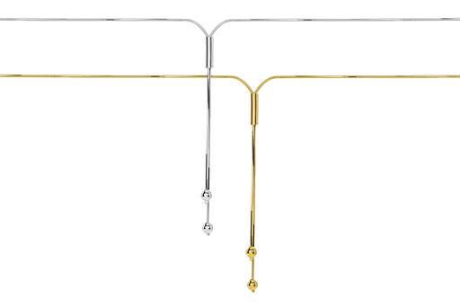 Sterling silver snake chain necklace