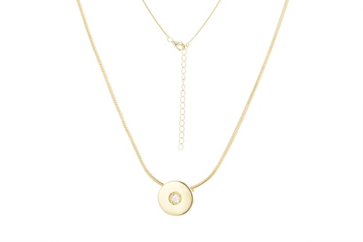 Sterling silver zirconia necklace