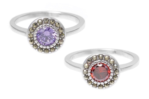 Anillo plata 925 marquesita con cz 