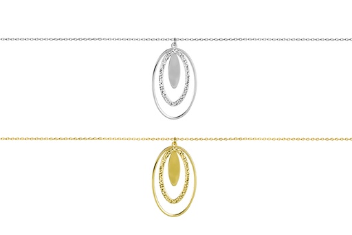 Collar plata 925 ovalado