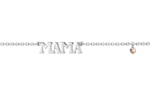 [16909N38E5DRRD] Collar plata 925 mama corazón
