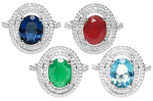 Anillo plata 925 con zirconita 