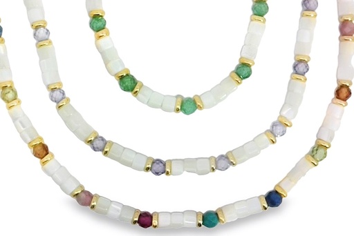 Collar plata 925 nacar