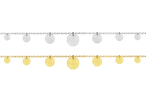 Collar plata 925 7 placas