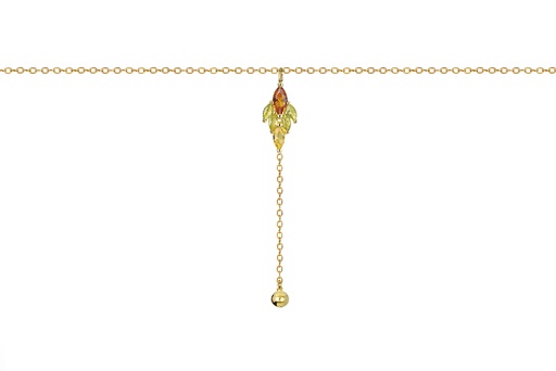 [17582N40E5ZMXDO] Sterling silver mix zirconia necklace