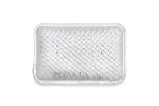 [17644D] Plastic pads printed "plata de  ley" 30 x 45mm