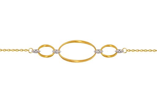 [17903N40E5ZBLRDDO] Sterling silver 3d zirconia necklace