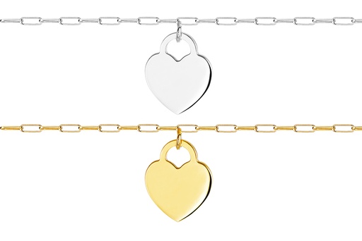 Collar plata 925 corazón 15x13mm