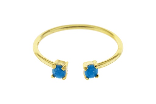 Anillo plata 925 cz abierto 