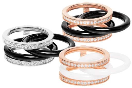 Anillo plata 925 ceramica con zirconita 