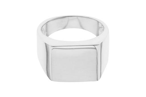 Anillo plata 925 sello rectangulo