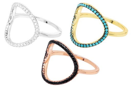 Anillo plata 925 zirconita 