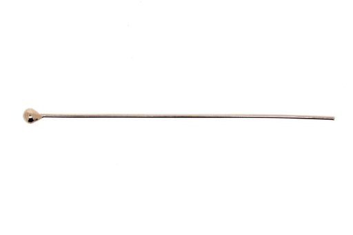 Alfiler plata 925 hilo 0.50mm con bola 2mm (pack de 100) 