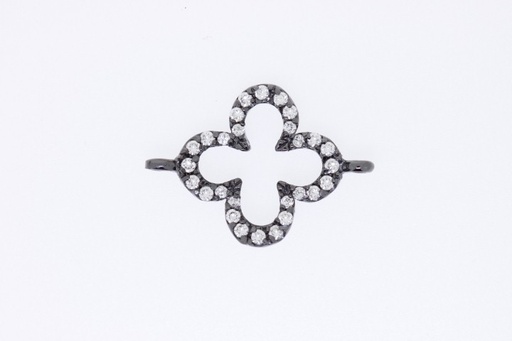 Entrepieza plata flor cz 