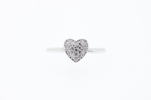 [058480001ZBL] Entrepieza plata 925 cz microsetting corazon 