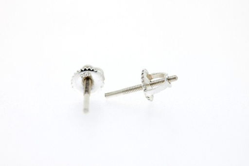 Perno presion a rosca plata 925 