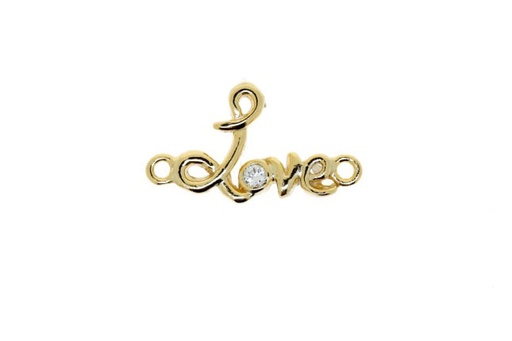 Entrepieza plata 925 love cz 