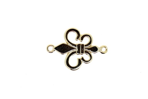 Entrepieza plata 925 flor de lis 