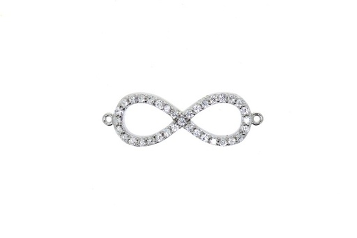 Entrepieza plata 925 infinito cz