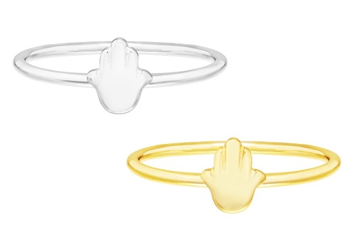 Anillo plata 925 manito fatima 