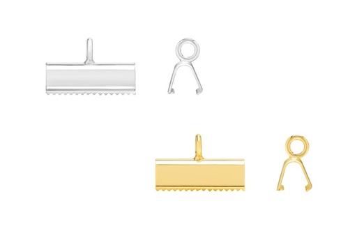 Silver 925 end cap finding 6.00/7.00/9.00mm (pack of 10)