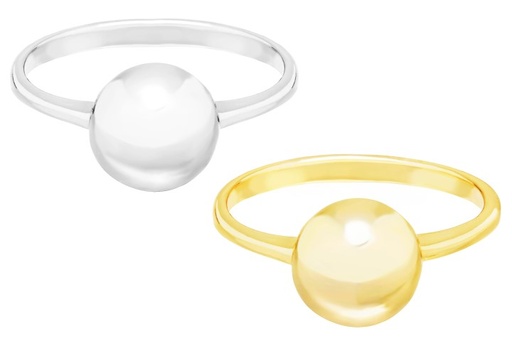 Anillo plata 925 bola 