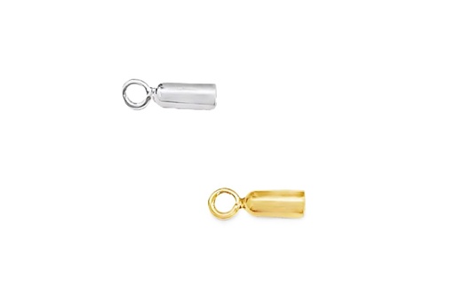 Silver 925 end cap finding 3.00/4.00/5.00/6.00mm (pack of 20)