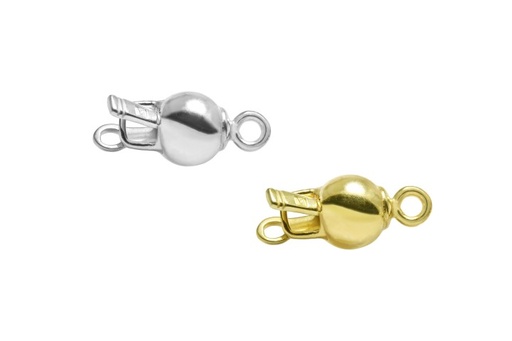 Silver 925 finding lock ball