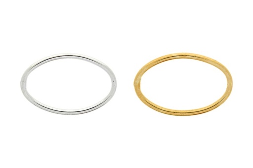 Oval ring silver 925