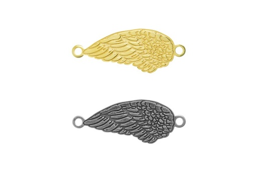 Pendant charm silver 925 wing